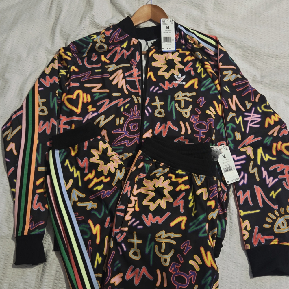 Adidas Multicolor Graphic Jacket